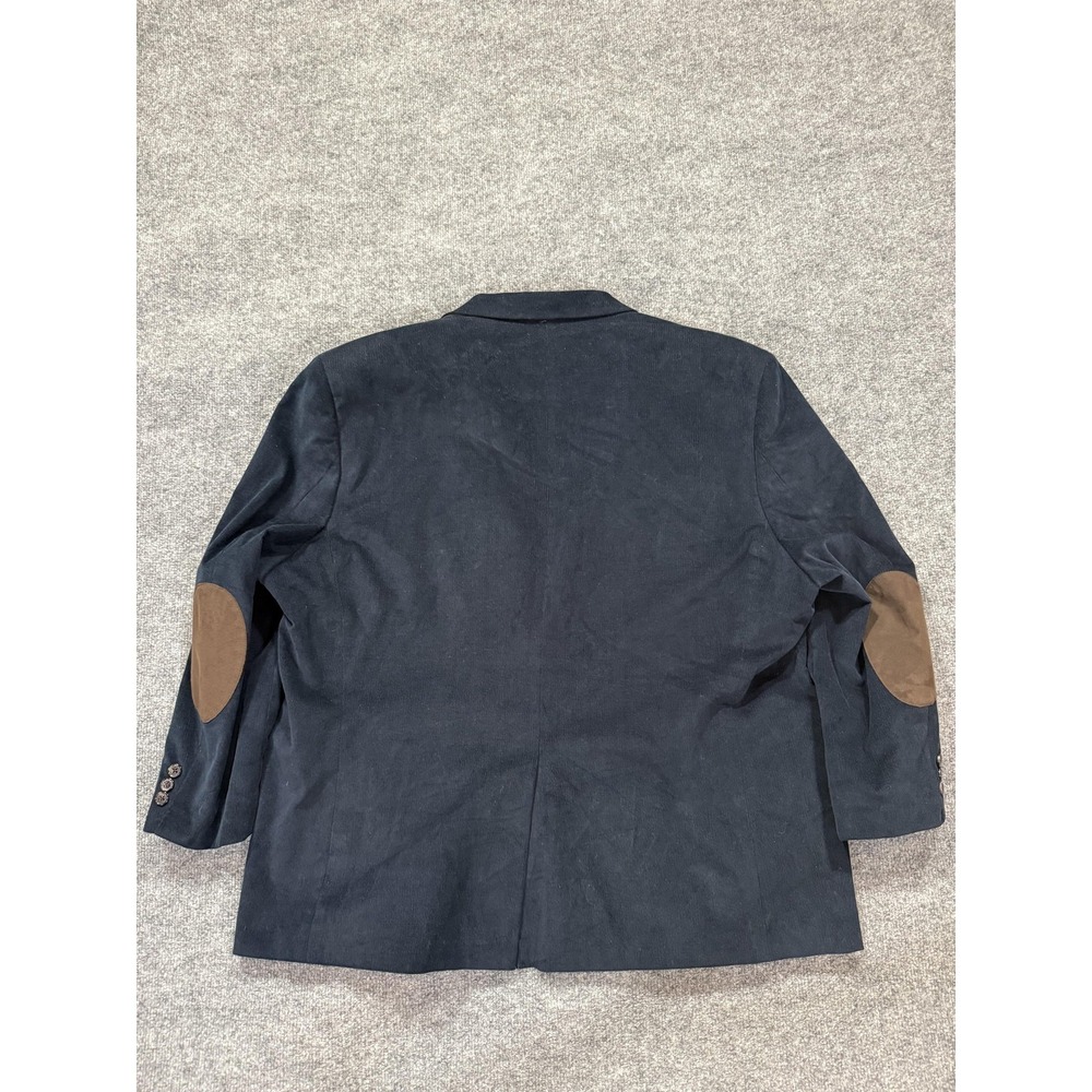 Lauren Ralph Lauren Sport Coat Mens 50 Blue Corduroy Dog Lining Elbow Patches - Picture 7 of 9